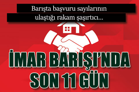 İmar Barışı’nda başvuru sayılarının ulaştığı rakam şaşırtıcı