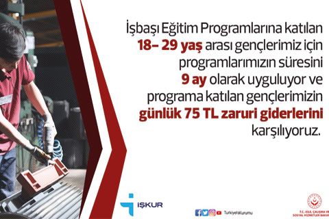 “İş’e İlk Adım” ve “İş’te Anne” Projeleri hayata geçiyor
