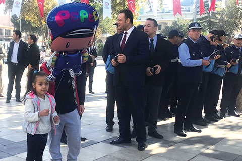 İtfaiyeden balon kurtarma operasyonu