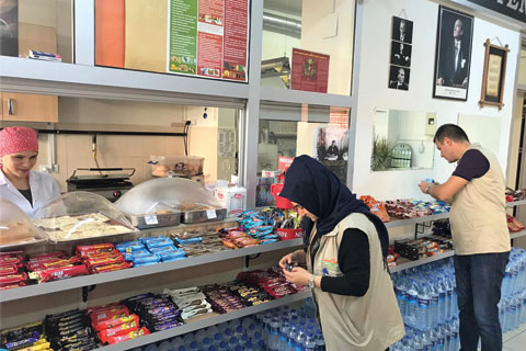 Kantinlerin denetimi konusunda tedbir elden bırakılmıyor