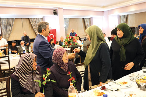 Konya ve Denizlili şehit aileleri Denizli’de buluştu