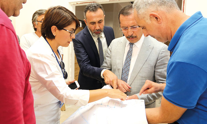 Rektör BAĞ; “Daha ferah derslikler lazım”