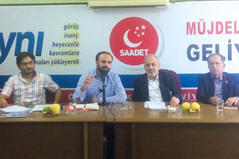 Saadet Partisi İl Başkanı Eryılmaz, iktidarı eleştirdi