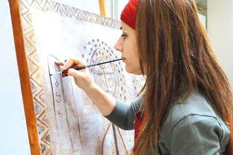 Denizlili sanatçı cuma günü sergi açıyor