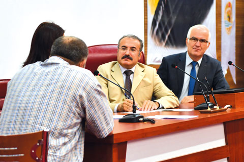 Ekim ayı halk günü toplantısı yapıldı