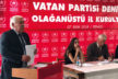 Vatan Partisi İl Başkanlığı’na yeniden Kasapoğlu seçildi