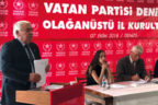 Vatan Partisi İl Başkanlığı’na yeniden Kasapoğlu seçildi