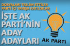 AK Parti’nin aday adayları