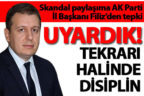 Filiz: “Uyardık, tekrarı halinde disiplin soruşturması başlatılacak”
