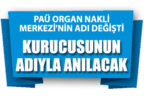 PAÜ Organ Nakli Merkezi’nin adı değişti