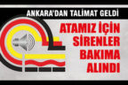 10 Kasım sabahı saat 09.05’te il ve ilçelerdeki tüm sirenler çalacak