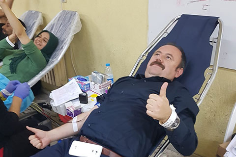 DTB İlk ve Ortaokulu’nda kan bağışı
