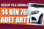 Denizli’de araç sayısı 14 bin 769 adet arttı