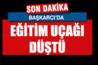 Başkarcı’ya uçak düştü