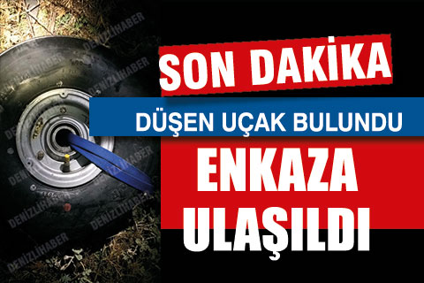 Ekipler düşen uçağın enkazına ulaştı