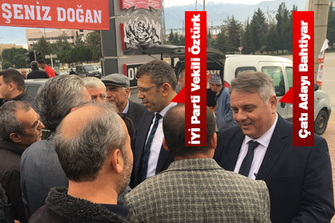 Çatı aday Bahtiyar, Öztürk ile birlikte geldi