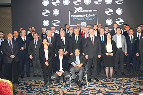 Anadolu’nun ilk 500 şirketi arasına giren 29 Denizlili firmaya plaketleri verildi