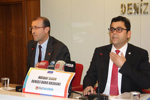 Baro Başkanı İlhan, DGC Akademi’de hukuk sistemini anlattı