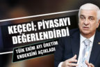 Sanayi Odası Başkanı Müjdat Keçeci, piyasayı değerlendirdi