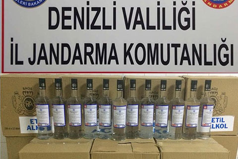Jandarmadan alkol operasyonu