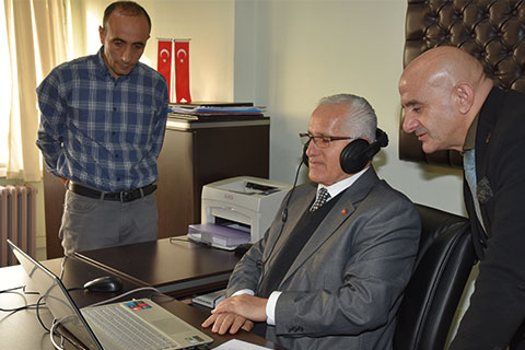 Aynı anda 19 ilçeye online eğitim verildi