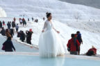 Yazı başka, kışı başka Pamukkale