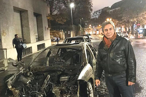 Denizlili Kenan Öztürk, olayların yaşandığı Paris’te denizlihaber.com için dolaştı