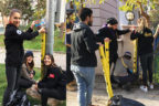 Sokak hayvanları için mama kapları yerleştirildi