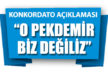 O Pekdemir biz değiliz
