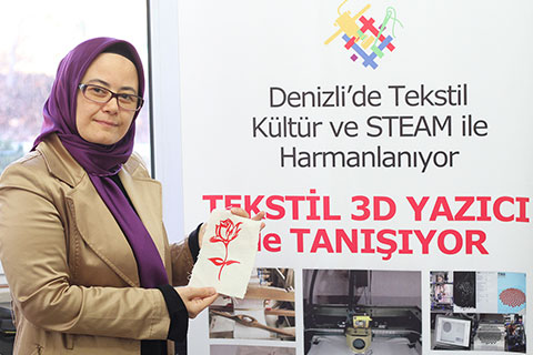 Tekstil 3D yazıcı ile tanışıyor
