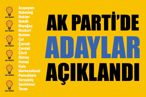 AK Parti’nin belediye başkan adayları açıklandı. İşte isimler