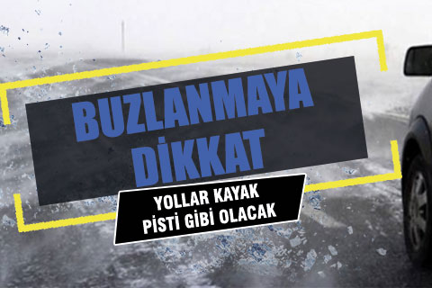 Gece buzlanma ve dona dikkat