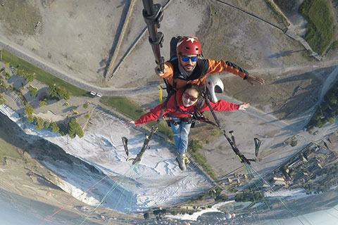 Pamukkale adrenalin tutkunlarını da cezbediyor