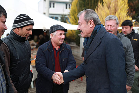 Şahin Tin, Tavas’ta vatandaşlarla buluştu
