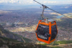 Şiddetli rüzgar nedeniyle teleferik hizmetine ara verildi