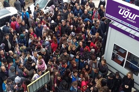 Uğur Okulları bursluluk sınavına yoğun ilgi