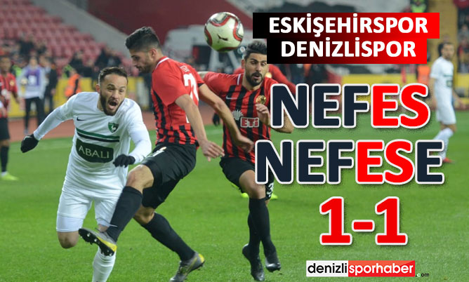 (Denizlisporhaber.com) Eskişehirspor 1 Denizlispor 1