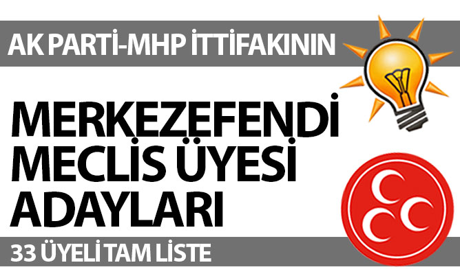 AK Parti Merkezefendi belediye meclis üyeleri listesi teslim edildi