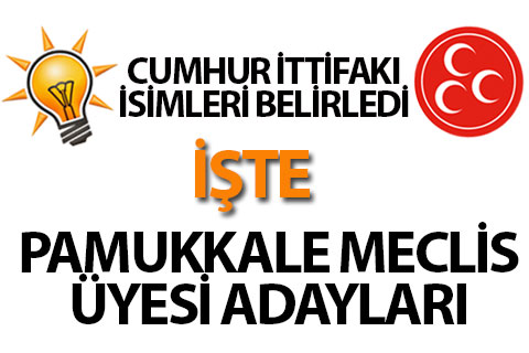 Cumhur İttifakı Pamukkale Belediye Meclis Üyesi Adaylarını belirledi