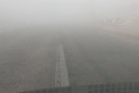 Denizli-Antalya Yolu’nu sis kapladı