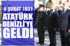 Atatürk’ün Denizli’ye ziyaretinin 88. yıldönümü kutlandı