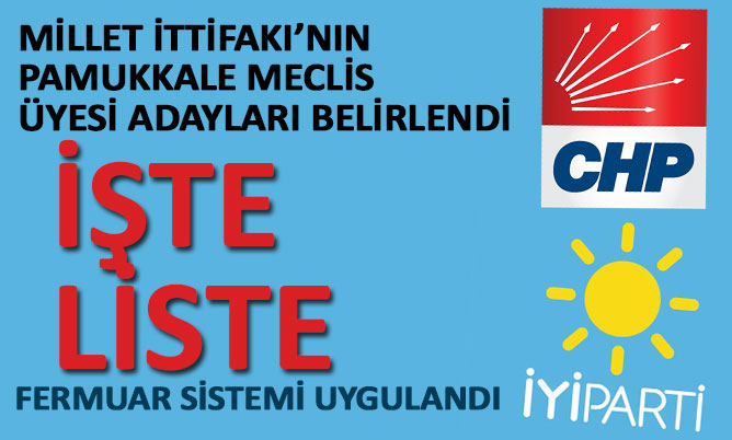 CHP Pamukkale Belediye Meclis Üyesi Adayları belirlendi