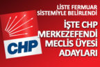 CHP Merkezefendi Meclis Üyesi adayları açıklandı