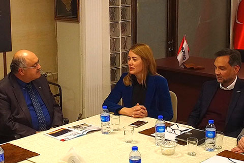 Şeniz Doğan MÜSİAD yönetimiyle bir araya geldi