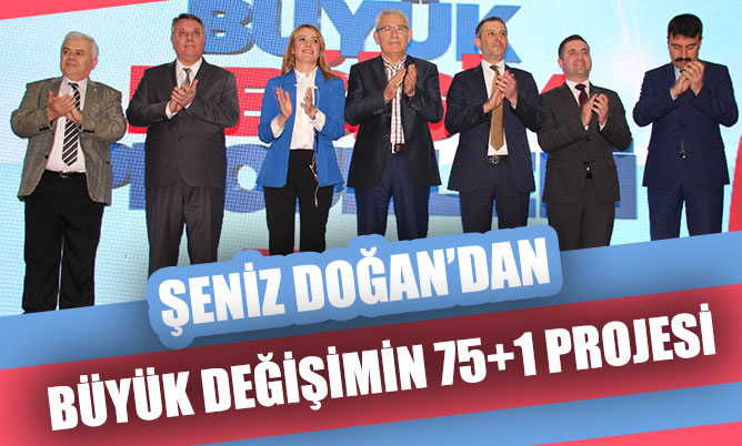 ŞENİZ DOĞAN’DAN BÜYÜK DEĞİŞİMİN 75+1 PROJESİ