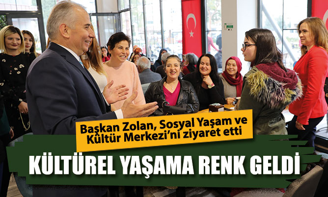 Başkan Osman Zolan, Sosyal Yaşam ve Kültür Merkezi’ni ziyaret etti