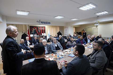 Başkan Zolan MAKSİAD üyeleriyle buluştu