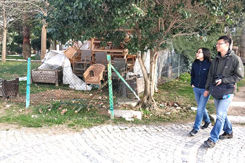 Pamukkale’nin terk edilmiş görüntüsü tepki çekti.