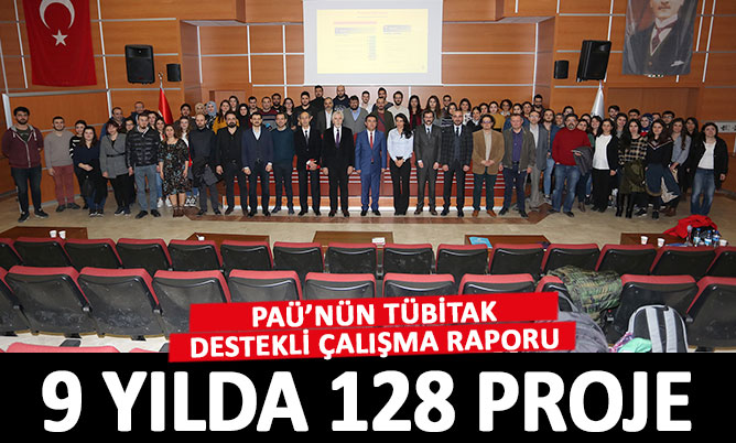 PAÜ, 9 yılda 128 proje için TÜBİTAK desteği aldı