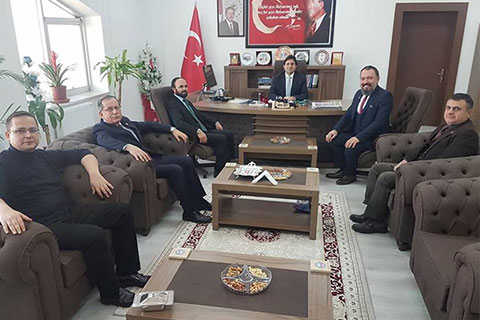 SP’li adaylar Kaymakam Uslu’yu ziyaret etti